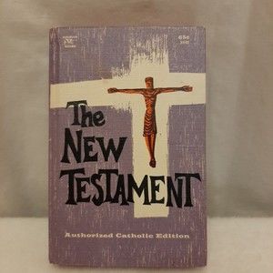 Angelus Book The New Testament Hard Cover Authorized Catholic Edition 1953 NICE